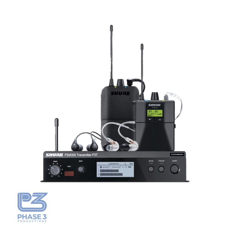 Shure PSM300 IEM (Quad Package)